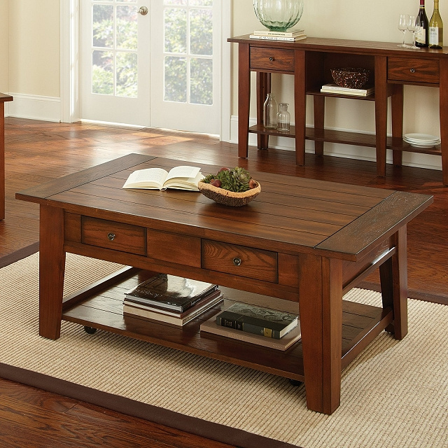Shaker Cottage Mission Black Coffee Table